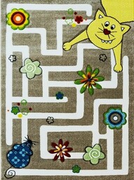 Dywan dla dzieci Smart Kids 22303 labirynt beż