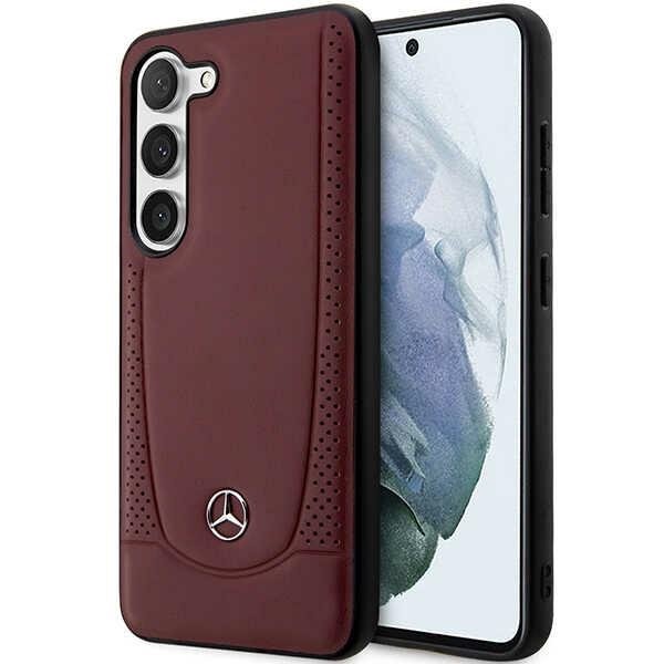 Mercedes MEHCS23MARMRE S23+ S916 czerwony/red hardcase Leather Urban Bengale