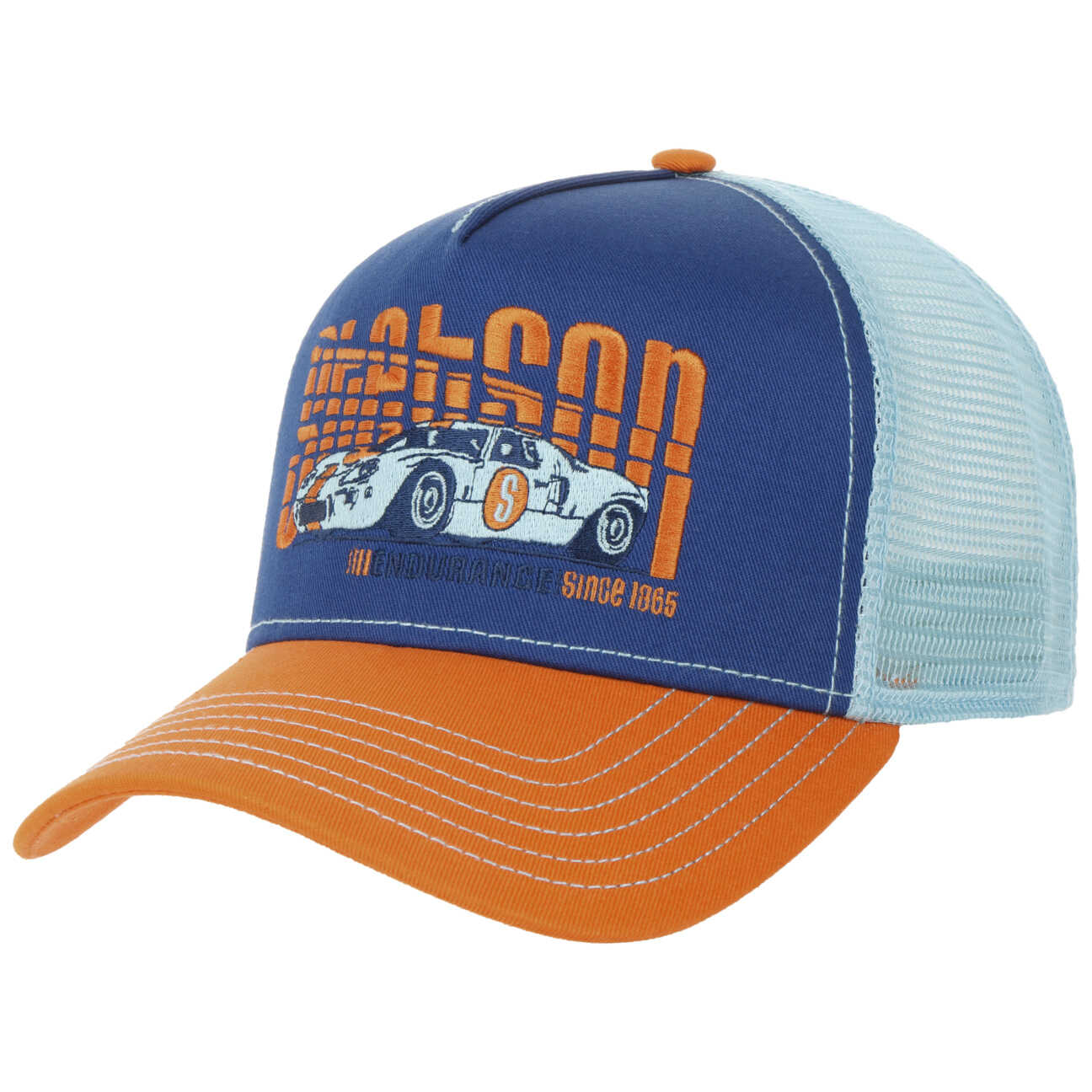 Czapka Trucker Endurance by Stetson, niebieski, One Size