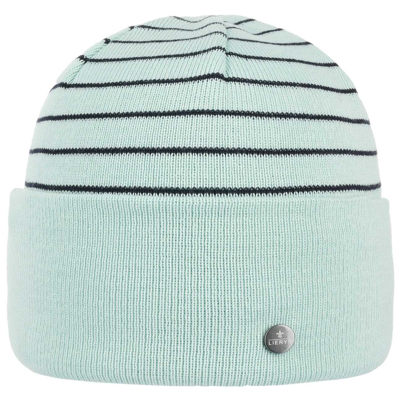 Czapka z Mankietem Organic Cotton by Lierys, miętowy, One Size