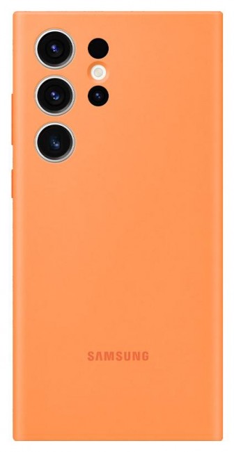 Samsung Etui Silicone Cover do Galaxy S23 Ultra EF-PS918TOEGWW Pomarańczowy