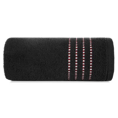 Eurofirany B.B. CHOCZYŃSCY SPÓŁKA JAWNA Ręcznik Kąpielowy Fiore (17) 70 x 140 Czarny 1220095