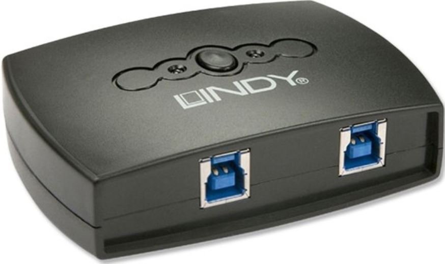 Lindy Przełącznik USB 3.0 Switch 2 Port 43141 43141