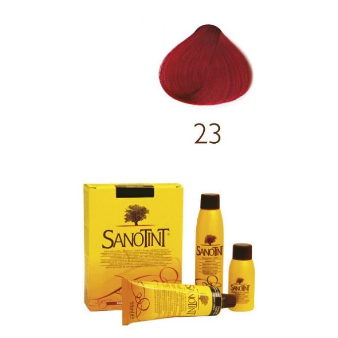 Sanotint Classic, farba do włosów na bazie ekstraktów roślinnych i witamin 23 Red Currant, 125 ml