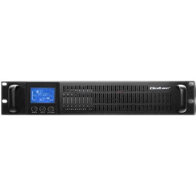QOLTEC ZASILACZ AWARYJNY UPS RACK | 2KVA | 1600W | LCD