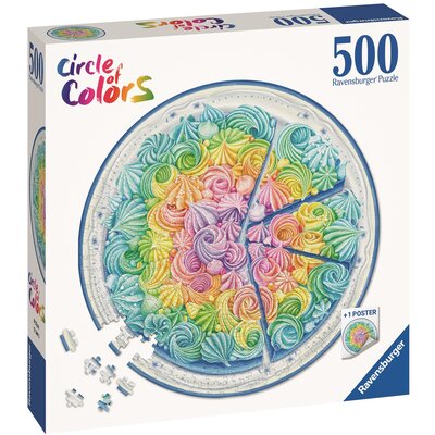 Puzzle RAVENSBURGER Paleta kolorów Ciacho 17349 (500 elementów)