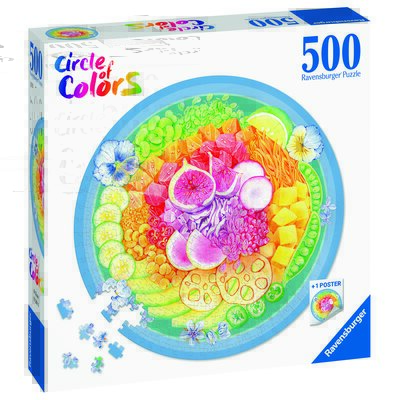 Puzzle RAVENSBURGER Paleta kolorów Poke Bowl 17351 (500 elementów)