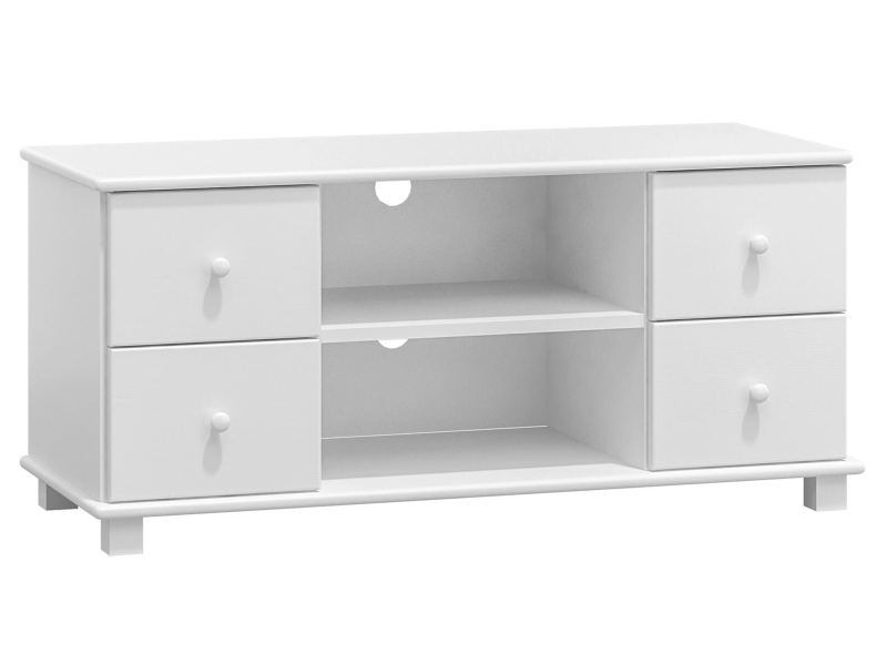 Stolik RTV drewniany nr3 s136 biały