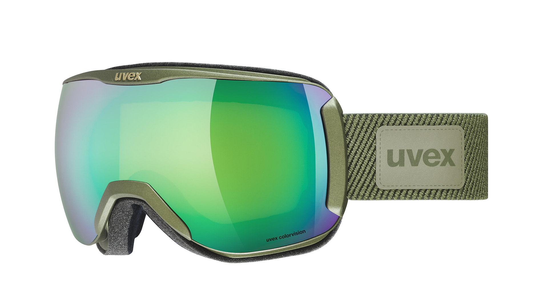 UVEX DH 2100 CV PLANET SKI damskie / męskie / uniwersalne Gogle narciarskie, oliwkowy matowy