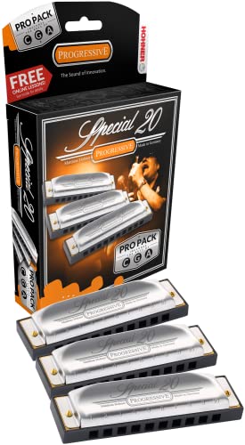 DIATONICAS PROGRESSIVE. HOHNER diatoniczna harmoniczna SPECIAL 20 PROPACK (C, G, A).