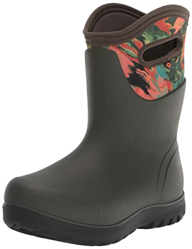 BOGS Damskie kalosze Neo-Classic Mid Waterproof, Szczotka do dzikich zwierząt, ciemno, 40 EU