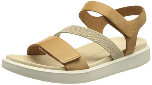 ECCO Sandały damskie Flowt W, Lion, 37 eu