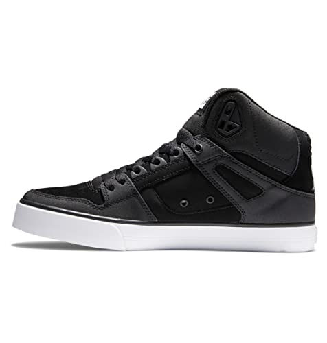 DC Shoes Męskie trampki Pure Sneaker, czarne/białe, rozmiar 38,5 UE