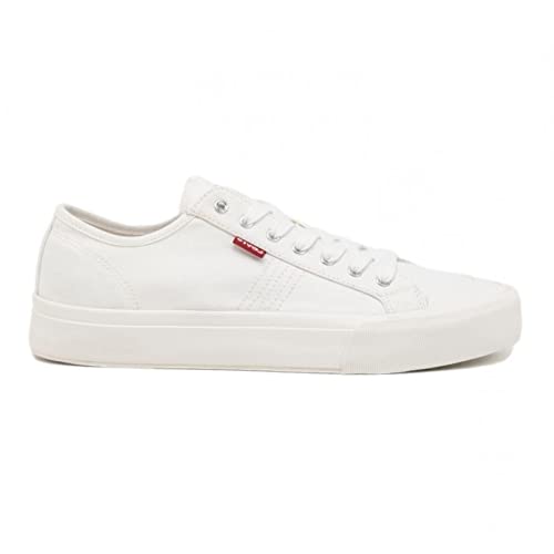 Levis Football and Accessories Hernandez 3.0 S, trampki damskie, błyszczące białe, 41 EU, Błyszczący biały, 41 EU
