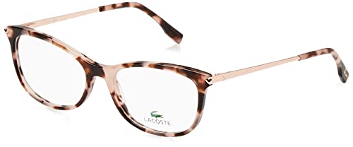 Lacoste Damskie okulary przeciwsłoneczne L2863, różowe Havana, 66