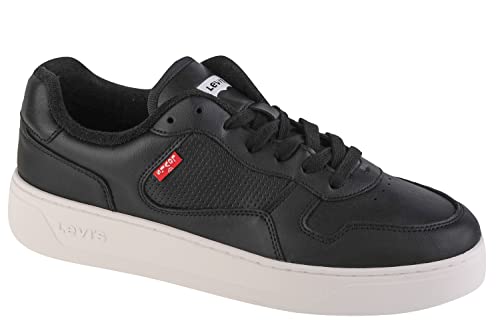 Levis Footwear and Accessories Glide, trampki męskie, normalne czarne, 45 EU, Kolor: jak na zdjęciu, 45 EU