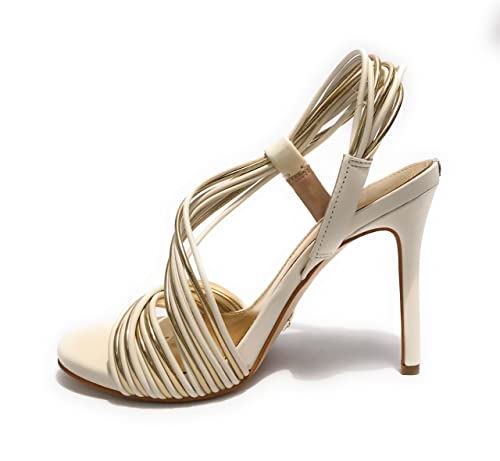 Guess Faize, Sandały damskie, Biała platyna, 36 EU