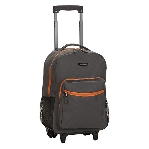Rockland Plecak na kółkach z podwójnym uchwytem, węgiel drzewny, 43 cm