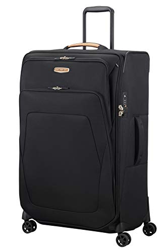 Samsonite Spark SNG ECO - Spinner L, z możliwością rozszerzenia walizki, 79 cm, 124/140 l, czarny (Eco Black), czarny (Eco Black), L (79 cm), Walizka na bagaż