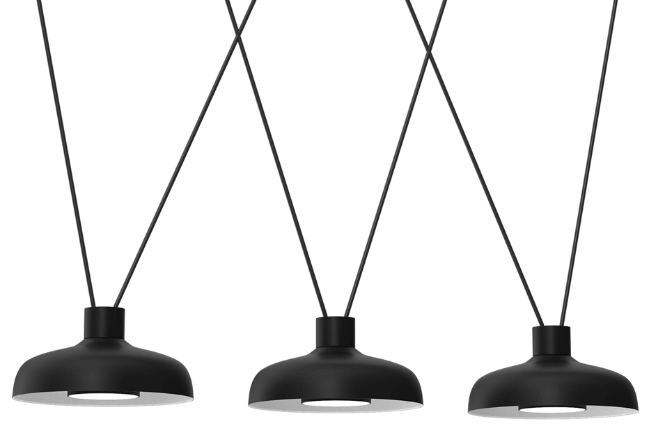 Salonowa lampa Linea MLP8820 wisząca do kuchni czarna