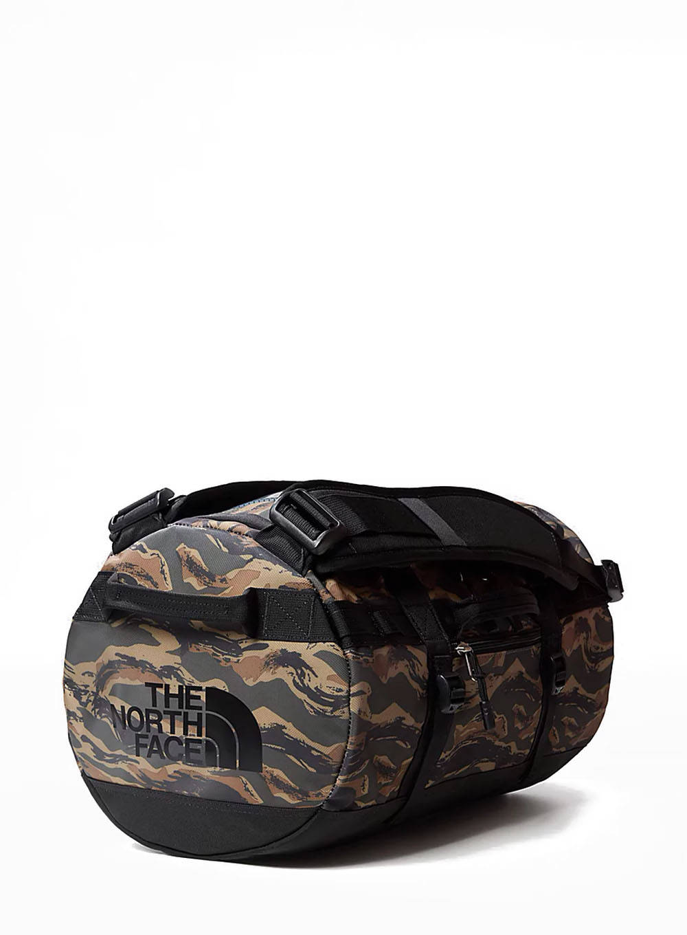 Torba / plecak The North Face Base Camp Duffel XS - new taupe green painted camo print / tnf black