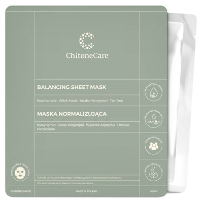 Chitonecare Chitonecare Normalizująca Maska w Płachcie 23 ml EF59-63892
