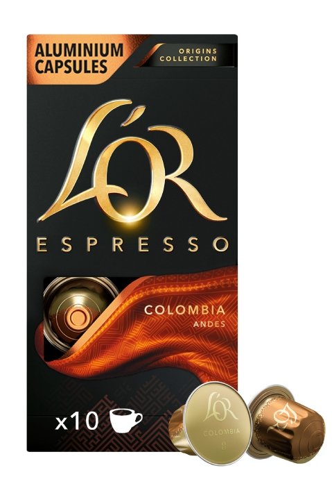Kapsułki do Nespresso L'OR Espresso Colombia Andes 10 szt.