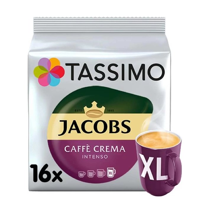 Kapsułki Tassimo Jacobs Caffe Crema Intenso XL 16 szt.