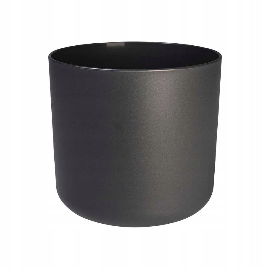 Elho Osłonka b.for soft okrągła 22cm antracyt