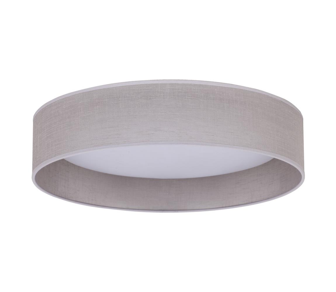 Duolla - LED Plafon ROLLER LED/24W/230V jasny śr. 45 cm szary