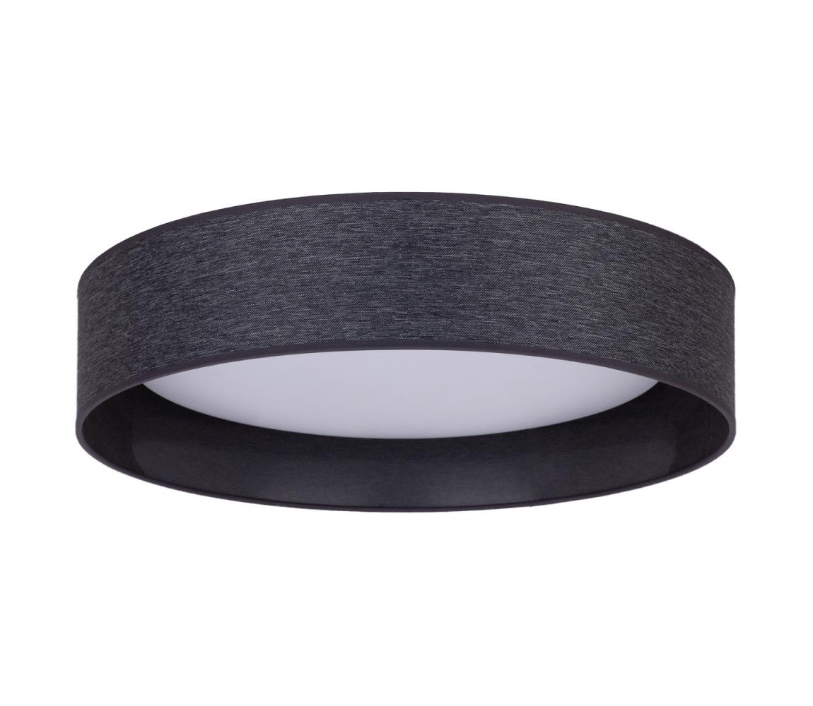 Duolla - LED Plafon ROLLER LED/24W/230V śr. 45 cm antracyt