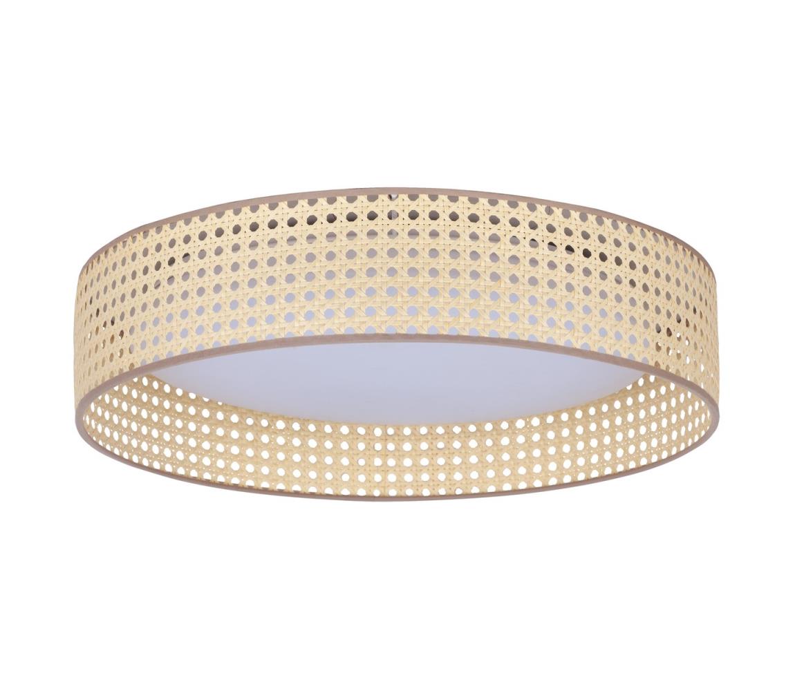 Duolla - LED Plafon ROLLER LED/24W/230V śr. 45 cm rattan