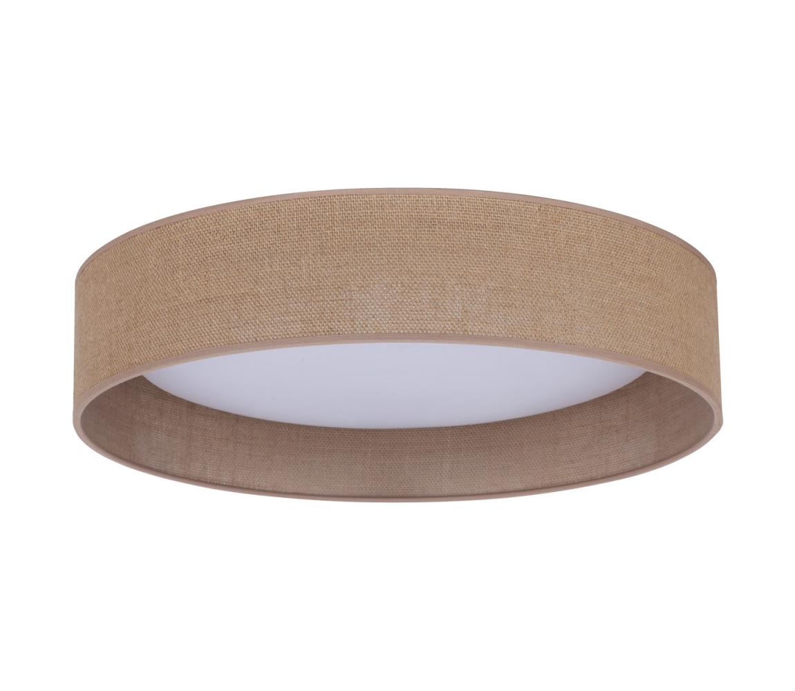 Duolla - LED Plafon ROLLER LED/24W/230V jasny śr. 45 cm brązowy