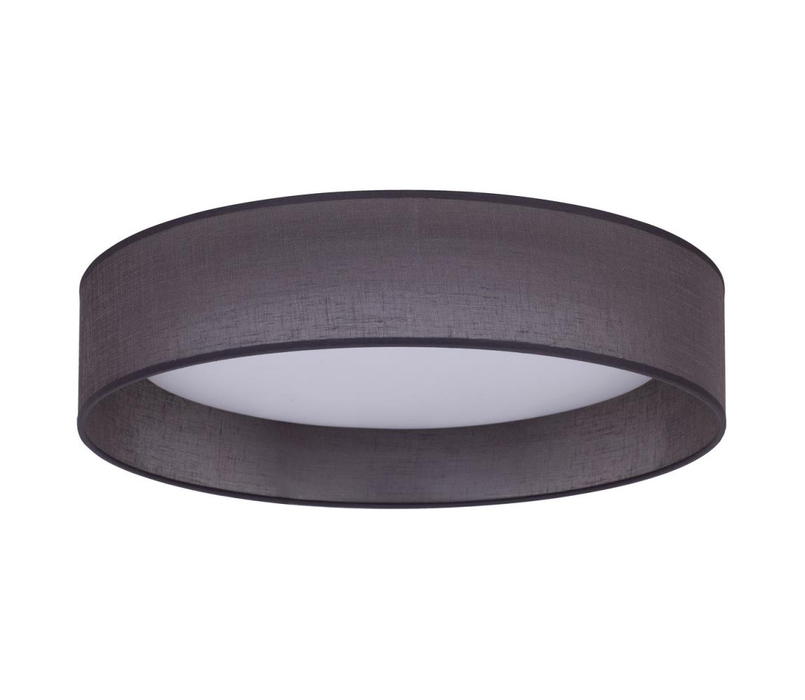 Duolla - LED Plafon ROLLER LED/24W/230V śr. 45 cm antracyt
