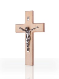 Krzyż z drewna bukowego prosty