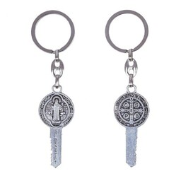 Brelok - klucz - Św. Benedykt