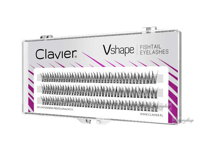 Clavier - VSHAPE - Fishtail Eyelashes - Kępki rzęs - Jaskółki - C-16 mm