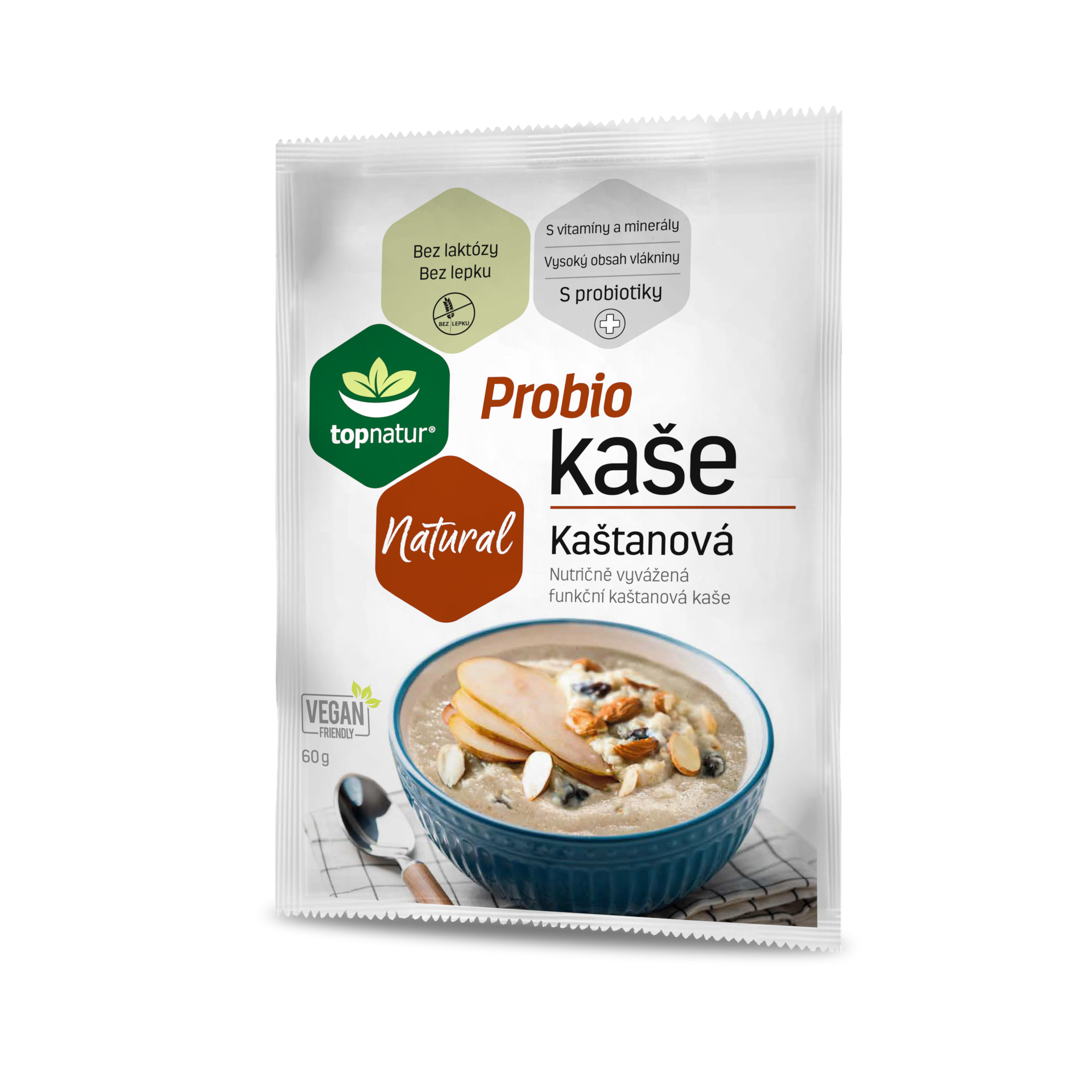 Topnatur - Kaszka Probio, Kasztan, 60g