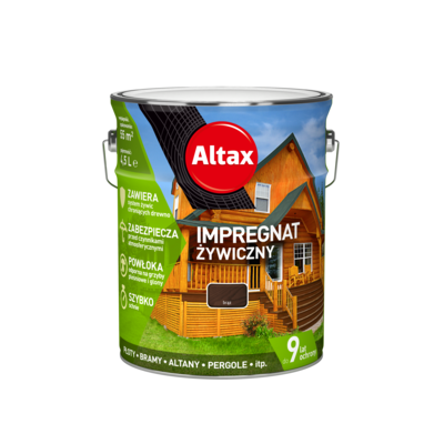 Impregnat żywiczny 4,5 l brąz Altax