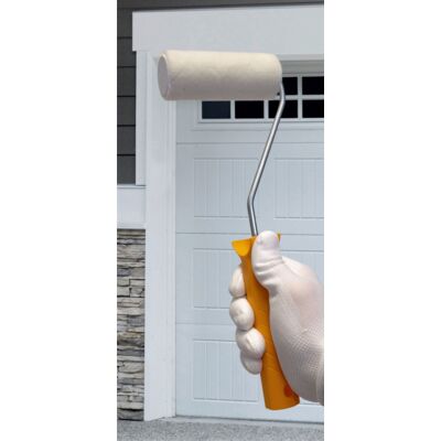 Wałek malarski beżowy 10 cm, rdzeń 30 mm, wełna o runie 4 mm