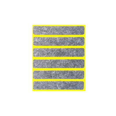 Samoprzylepne podkładki filcowe szare Premium grubość 6 mm 16 x 92 ANDPOL