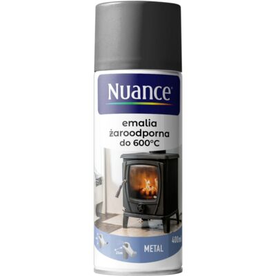 Emalia żaroodporna do 600°C czerwony 400 ml Nuance