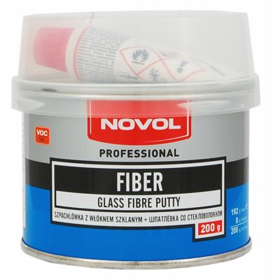 Szpachlówka z włóknem szklanym FIBER 0,20 kg Novol