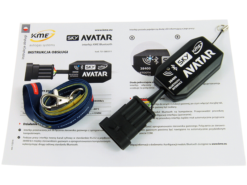 Interfejs diagnostyczny Bluetooth KME Avatar SKY