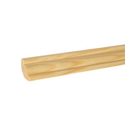 Ćwierćwałek wypukły ozdobny sosna DR08 15 x 15 mm x 90 cm