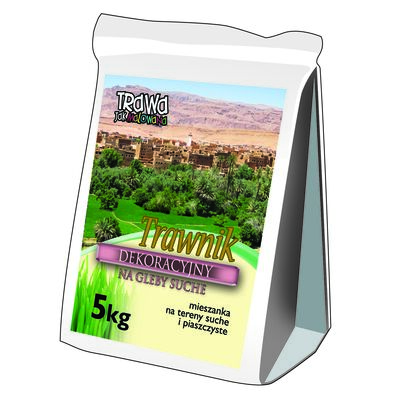 Trawnik Dekoracyjny Na Gleby Suche 5 kg worek papierowy