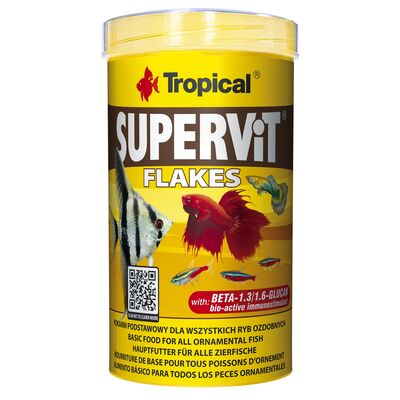 Tropical supervit Premium główna podszewka, płatek podszewki zapewnia wszystkie ryby ozdobne, 1er Pack (1 X 500 ML) S-034-1