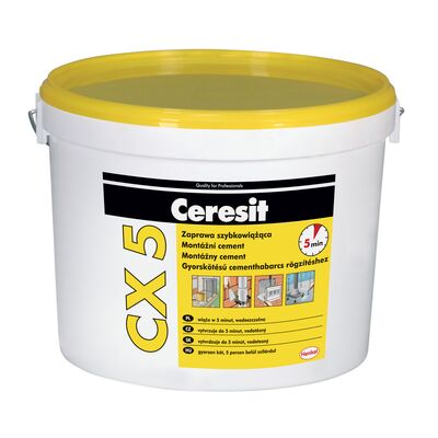 Zaprawa szybkowiążąca CX5 wiadro 5 kg Ceresit