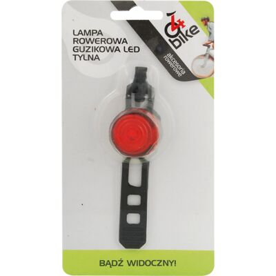 Zdjęcia - Lampka rowerowa Lampa tył LED guzikowa 4bike{B} [5](20)