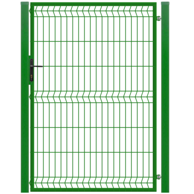 Polbram Furtka 3D ocynk zielony 100 x 150 cm komplet prawa